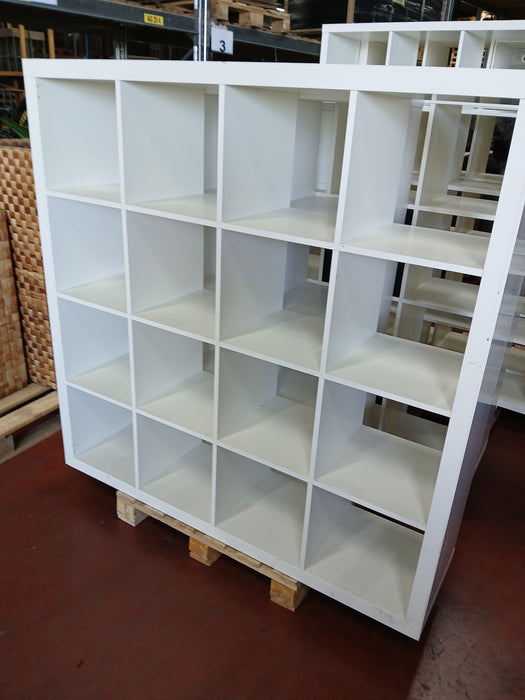 IKEA Kallax open kast, 16-vaks, wit 147 x 39 x 147 cm