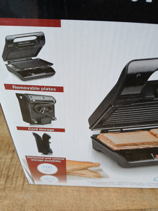 Princess Compact Flex Grill / tosti-apparaat, zwart