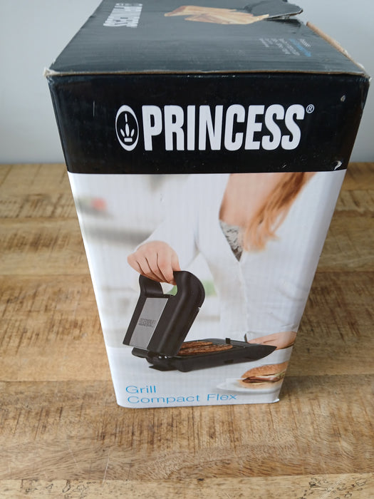 Princess Compact Flex Grill / tosti-apparaat, zwart