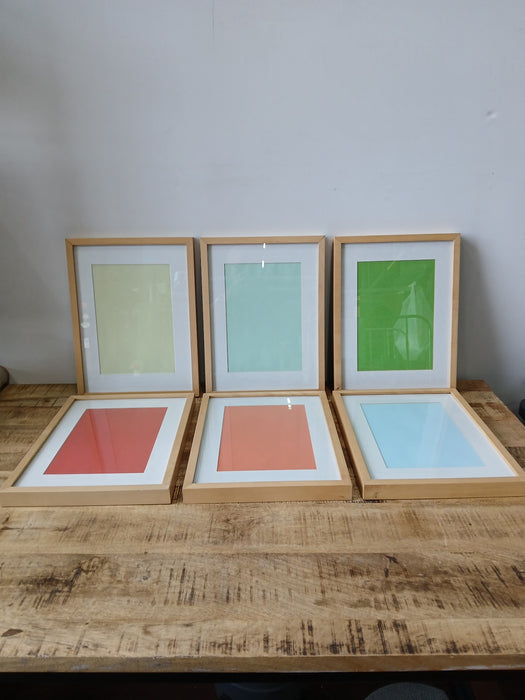 IKEA Ribba fotolijstjes, set van 7 stuks, hout, 32 x 42,5 cm