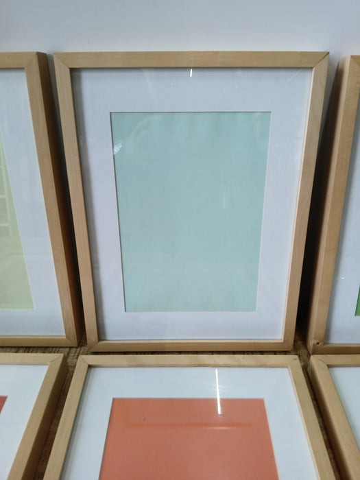 IKEA Ribba fotolijstjes, set van 7 stuks, hout, 32 x 42,5 cm