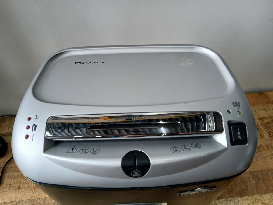 Fellowes PS-77Cs papiervernietiger, zwart, 42 x 29 x 52 cm