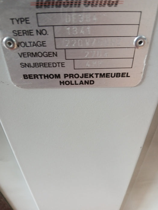Datashredder DE384 papiervernietiger, grijs, B x D x H 66 x 56 x 108 cm