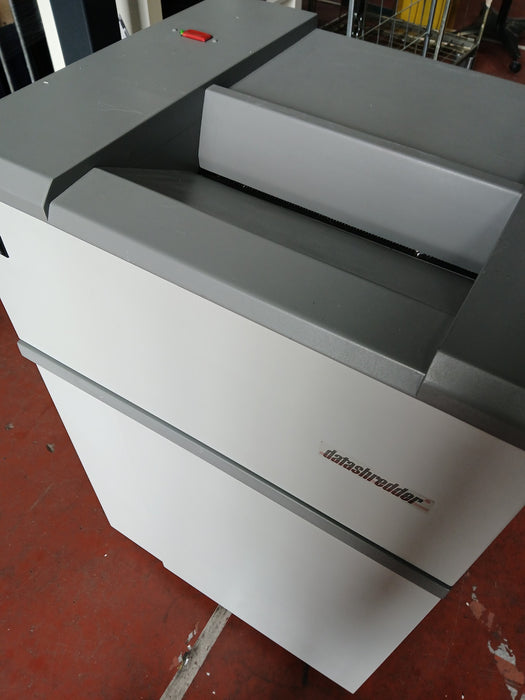 Datashredder DE384 papiervernietiger, grijs, B x D x H 66 x 56 x 108 cm