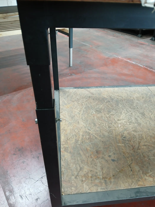 Werkbank verstelb, hout/staal, L x B x H 235 x 110 x 80/110