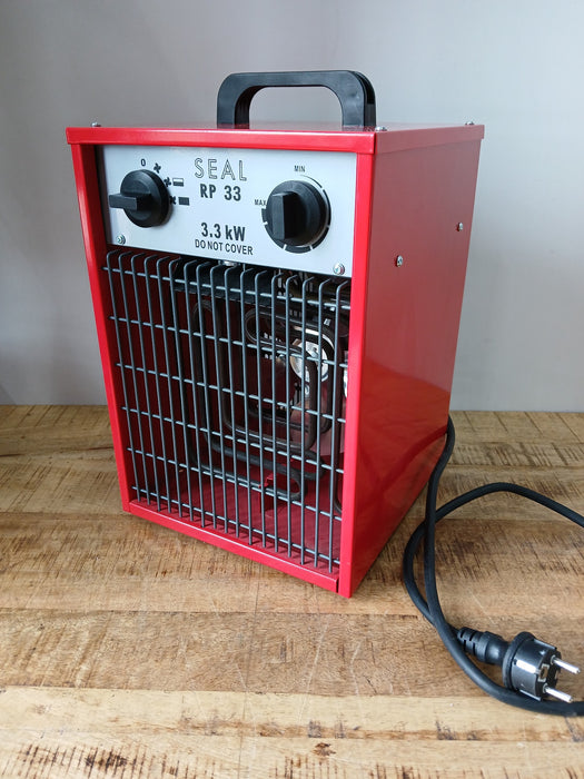 Seal RP33 heater / kachel, rood, B x D x H 25 x 25 x 43 cm