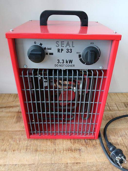 Seal RP33 heater / kachel, rood, B x D x H 25 x 25 x 43 cm