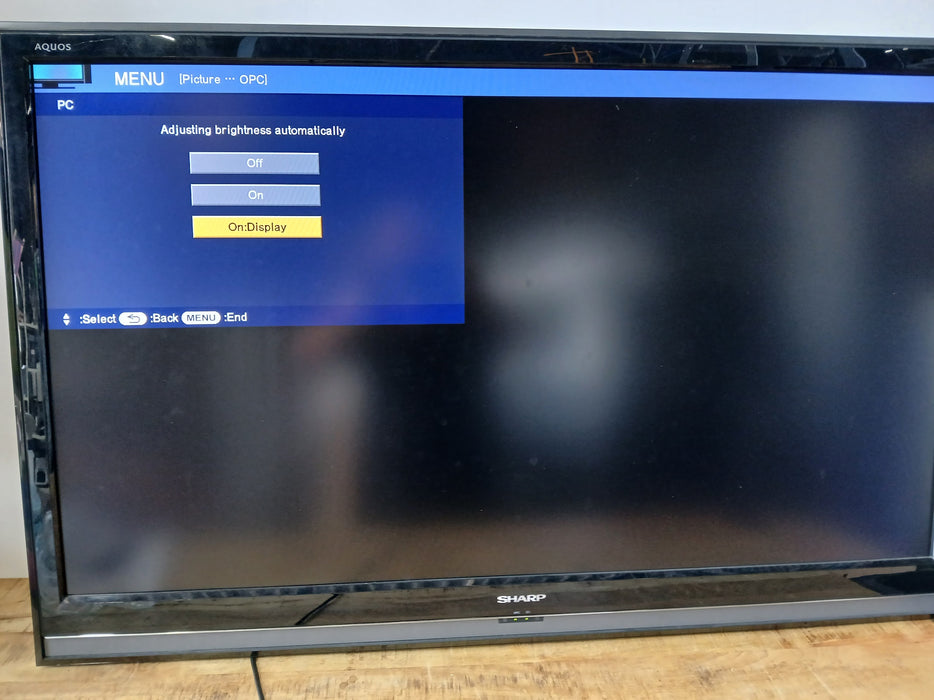 Sharp Aqous LC-52D65E tv, zwart, 52 inch