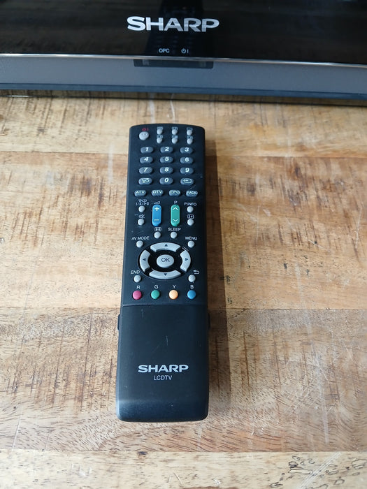 Sharp Aqous LC-52D65E tv, zwart, 52 inch