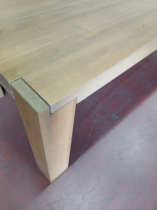 Vergadertafel, massief eiken, L x B x H 300 x 100 x 78 cm