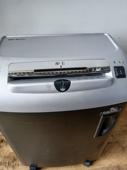 Fellowes S8-87Cs papiervernietiger, zwart