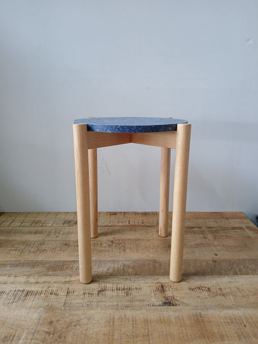Planq Cero bijzettafel, blauw, 43 x 39 cm ø