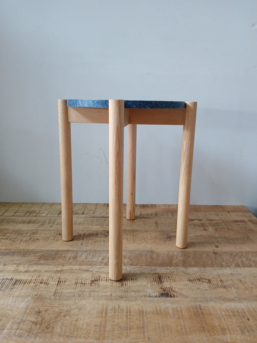 Planq Cero bijzettafel, blauw, 43 x 39 cm ø