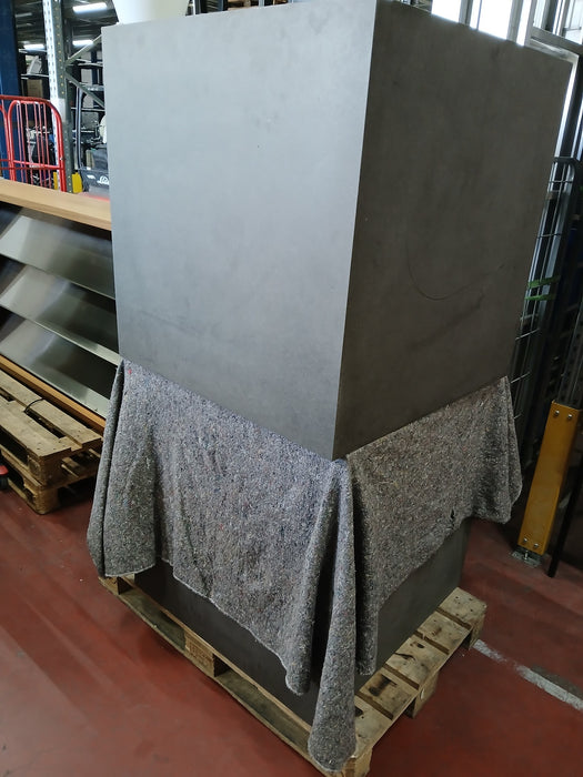 Set display / reclamezuilen, hout / betonlook, diverse maten