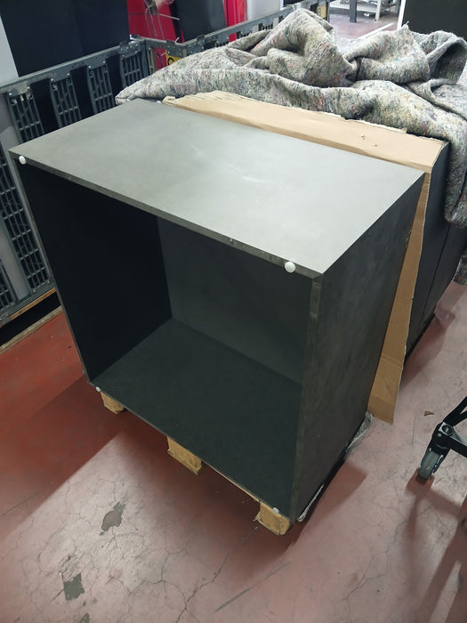 Set display / reclamezuilen, hout / betonlook, diverse maten