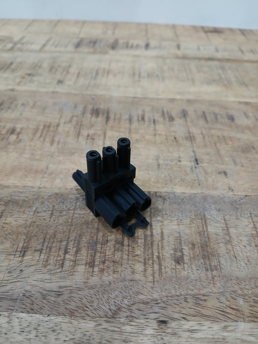 Wieland splitter male / female, zwart