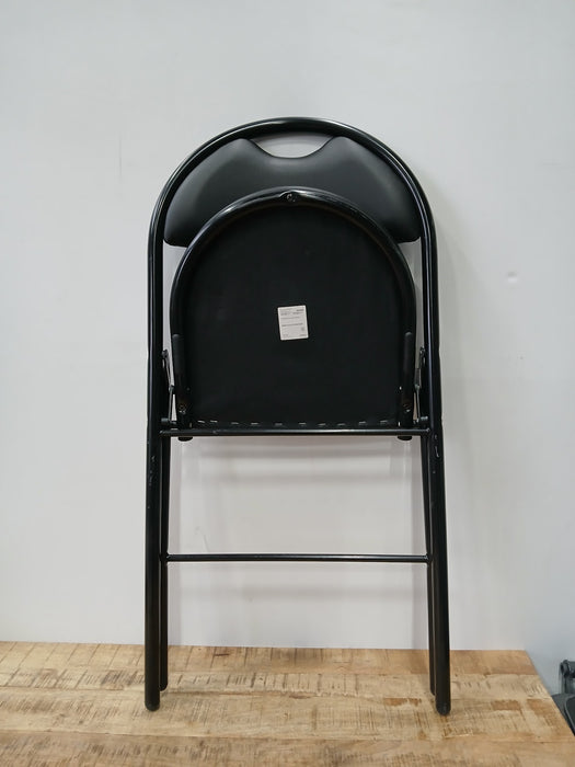 Nowystyl klapstoel, zwart kunstleder, B x D x H 45 x 45 x 80