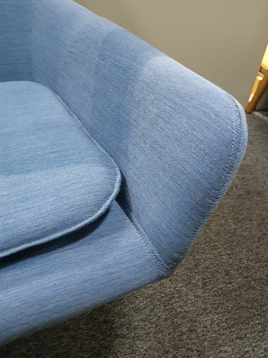 Casala Palau Floyd fauteuil, blauw, Zitd. 60 x Zith. 45 cm