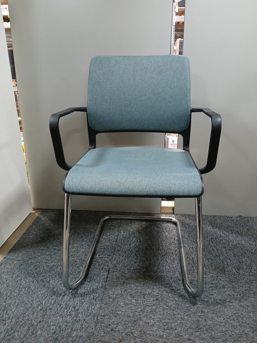 Nowystyl vergaderstoel, blauw, showroommodel