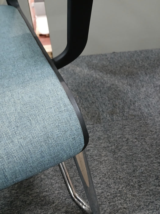 Nowystyl vergaderstoel, blauw, showroommodel