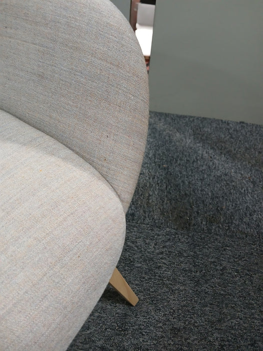 Nowystyl Lupino vergaderstoel, grijs, zitd 48, zith 46 cm