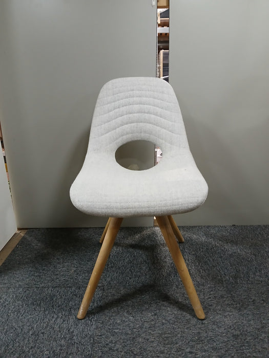 Nowystyl fauteuil, stof / grijs, zitd 43, zith 45 cm