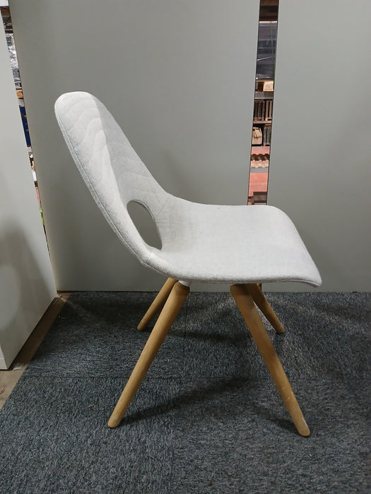 Nowystyl fauteuil, stof / grijs, zitd 43, zith 45 cm