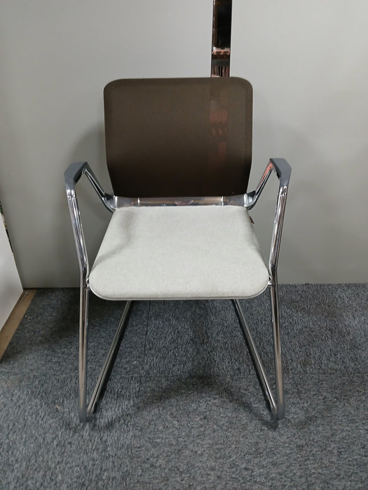 Sitag vergaderstoel, grijs, zitd. 46, zith. 45 cm