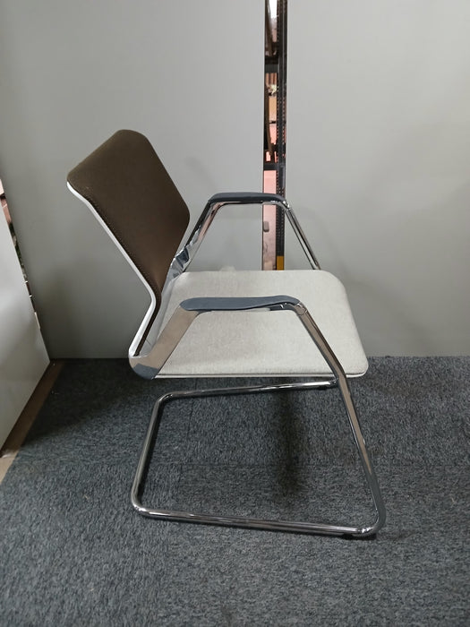 Sitag vergaderstoel, grijs, zitd. 46, zith. 45 cm
