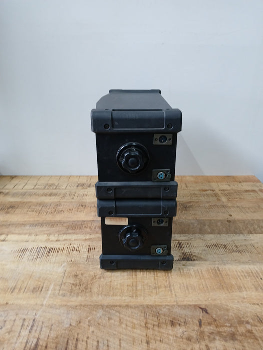 Sony MU/S7PRO speakers, set van 2, zwart, gebruikt.