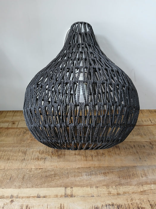 Zuiver Lina drop hanglamp, zwart, H x Diam. 50 x 40 cm