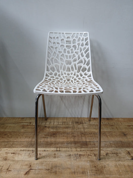 Move-T stapelstoel, wit, B x D x H 50 x 54 x 82 cm