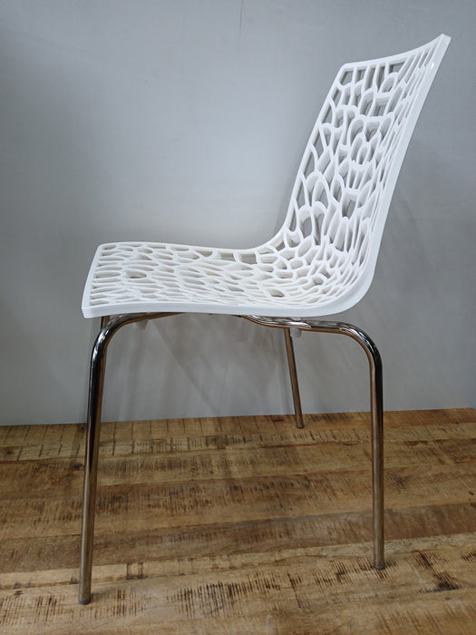 Move-T stapelstoel, wit, B x D x H 50 x 54 x 82 cm