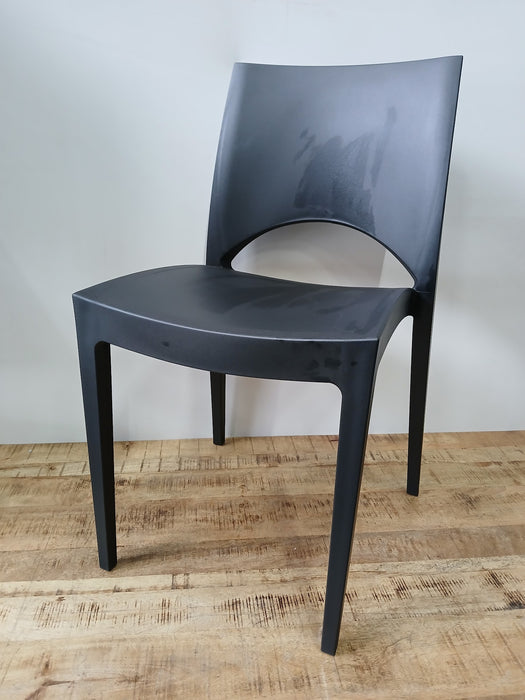 Stoel Grand Soleil Paris, zwart, B x D x H 49 x 51 x 80 cm