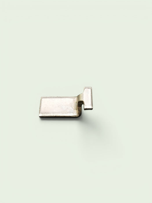 Legbordhaakje voor kast, staal, 11 x 21 x 12 mm