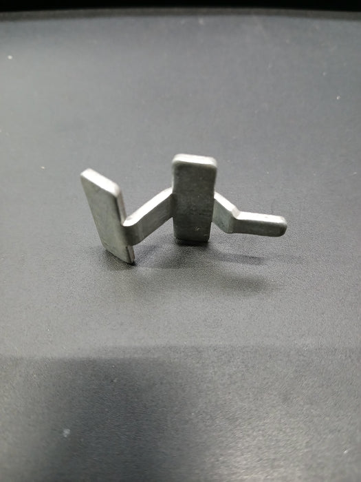 Legbordhaakje voor kast, staal, 25 x 40 mm