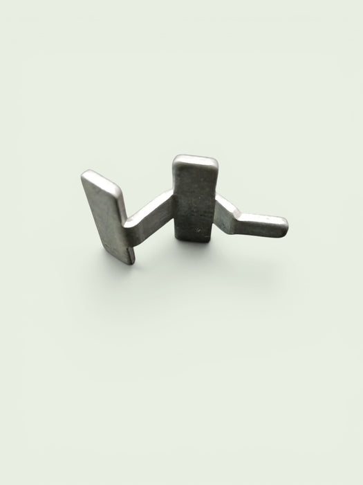 Legbordhaakje voor kast, staal, 25 x 40 mm