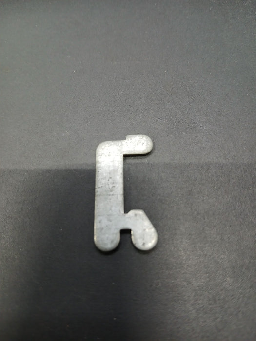 Legbordhaakje voor kast, staal, 33 x 15 mm