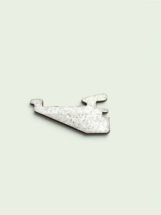 Assenburg legbordhaakje voor kast, staal, 20 x 43 mm