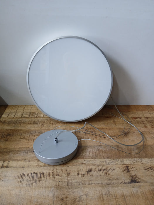 Hanglamp, zilverkleur, diameter 45 cm, hoogte 9 cm