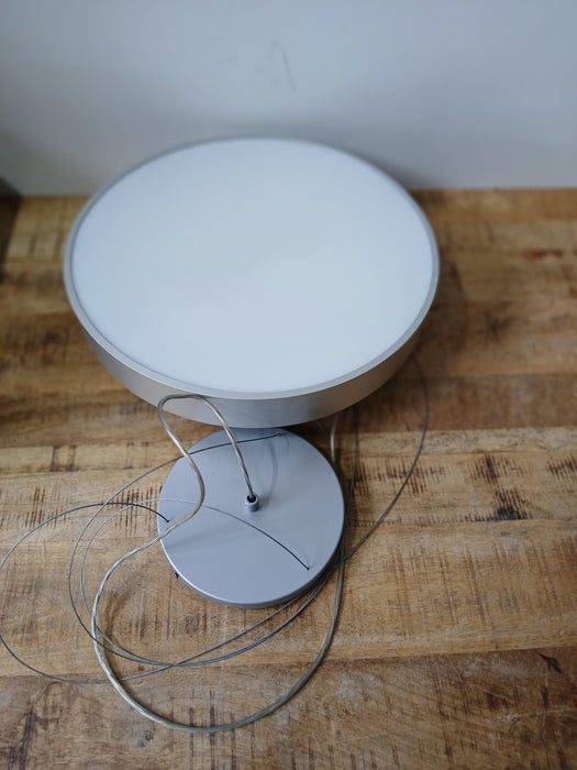 Hanglamp, zilverkleur, diameter 45 cm, hoogte 9 cm