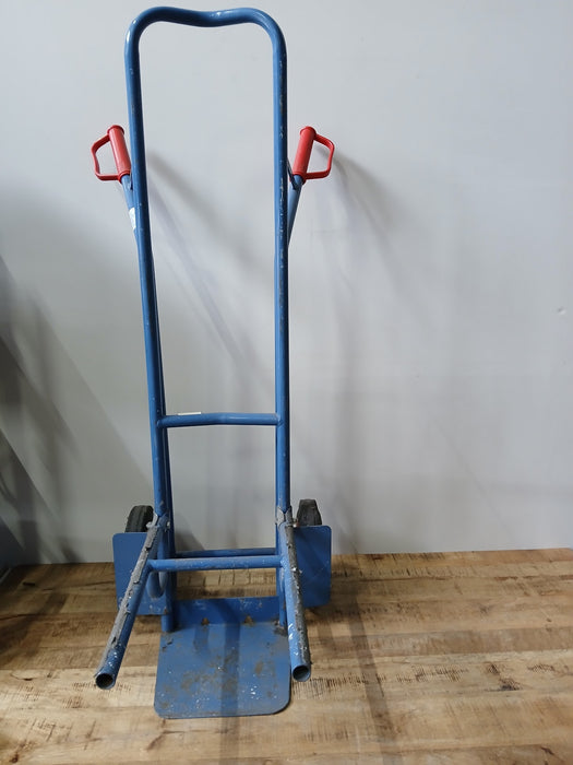 Fetra S101 stoelen steekwagen, staal, blauw