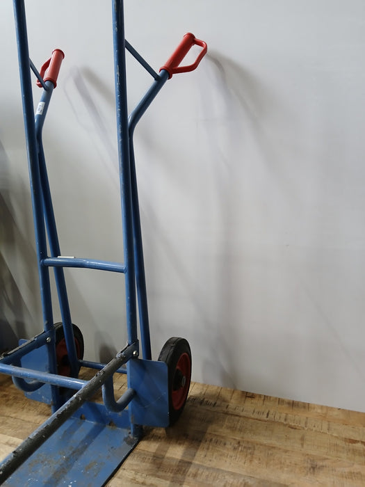 Fetra S101 stoelen steekwagen, staal, blauw