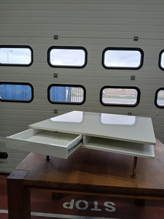 IKEA Tofteryd salontafel, wit hoogglans, 95 x 95 x 30 cm