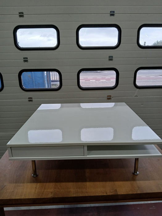 IKEA Tofteryd salontafel, wit hoogglans, 95 x 95 x 30 cm