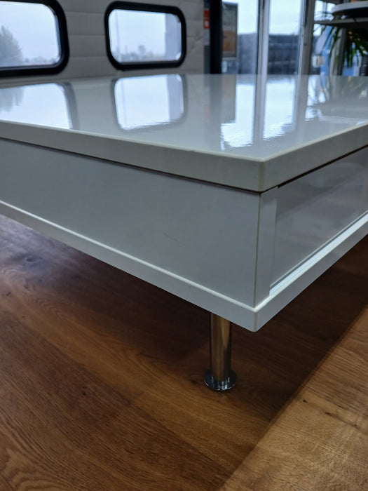 IKEA Tofteryd salontafel, wit hoogglans, 95 x 95 x 30 cm