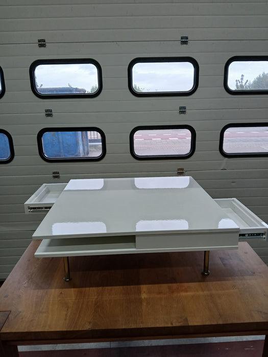 IKEA Tofteryd salontafel, wit hoogglans, 95 x 95 x 30 cm