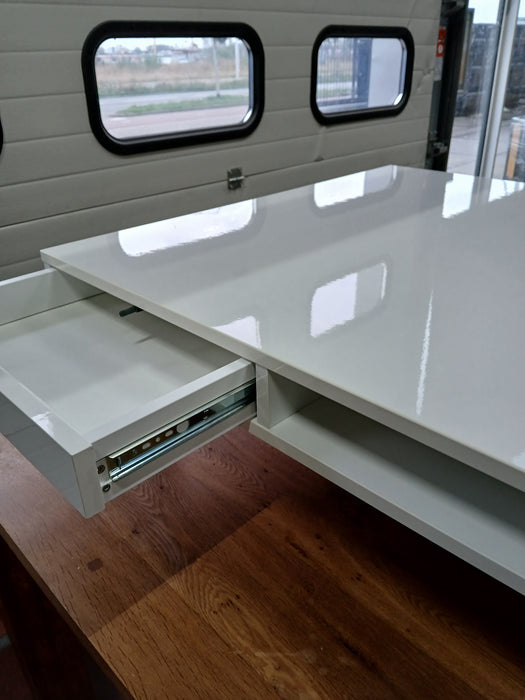 IKEA Tofteryd salontafel, wit hoogglans, 95 x 95 x 30 cm