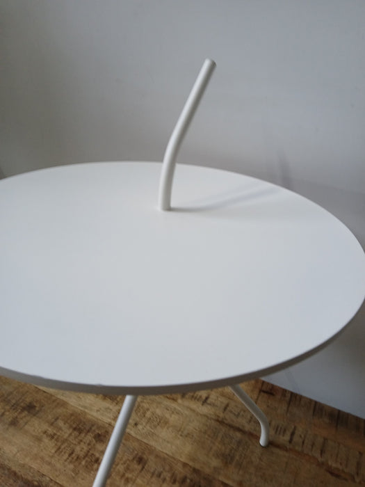 Bert Plantagie design bijzettafel, wit, 45 x 46 cm