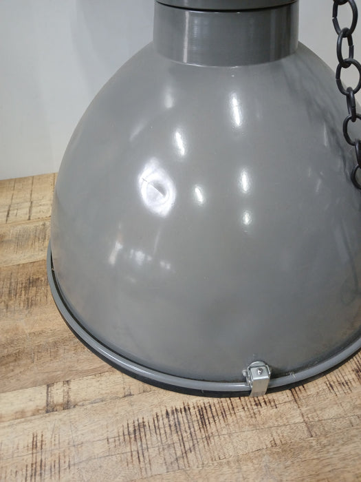 Industriële hanglamp, grijs, diameter x hoogte 52 x 65 cm